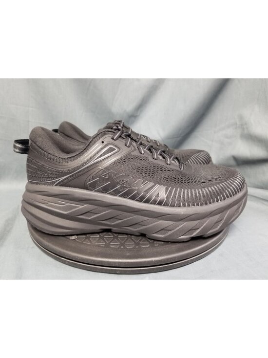 Hoka One One Bondi 7 Black Sneakers Mesh Men\'s Size 8 NEW NO BOX! main image 8